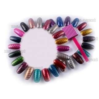 40 Fashion Color Nail Art Magic Magnetic Magnet Nail Polish Magnet 