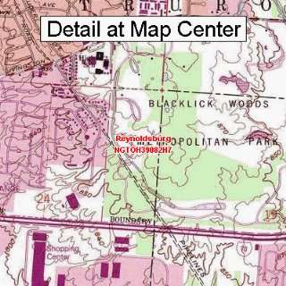  USGS Topographic Quadrangle Map   Reynoldsburg, Ohio 