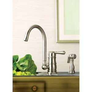  Mico 7768 SN Single Lever Kitchen Faucet W/ Side Spray 