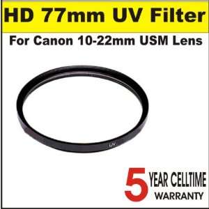  High Definition 77mm UV Filter for Canon 10 22mm USM Lens 