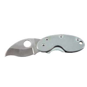   Reverse S/Oval Thumb Hole Lock Blade/Pocket Clip 1.875 Stainless Box