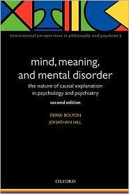   and Psychiatry, (019851560X), Derek Bolton, Textbooks   