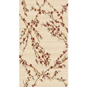 World Rug Gallery 7860 Elite Branches Beige Contemporary Rug Size 53 