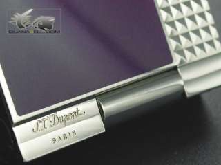 ST Dupont Palladium and Purple Lacquer Gatsby Lighter  