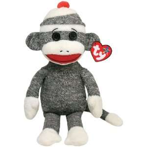  Ty Beanie Buddies Socks Monkey (Gray) Toys & Games