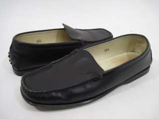 you are bidding on a pair of tod s black leather driving loafers shoes 