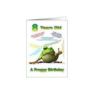  Froggy Jokes card for an 8 year old Card Toys & Games