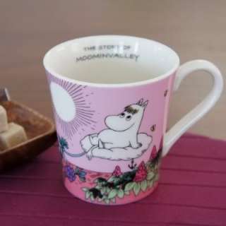 Moomin Valley Mug Cup Yamaka Japan Pink  