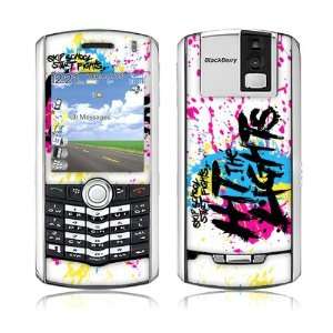   Blackberry Pearl  8100  Hit The Lights  Splatter Skin Electronics