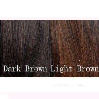 Dark Brown Bangs Wig Women Short Straight Hair Fringe Sexy Party 