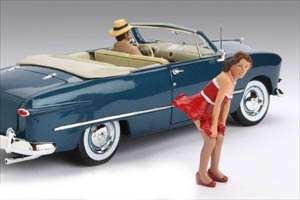 1950S FIGURE DEBORAH FOR 118 DIECAST MODEL CARS  