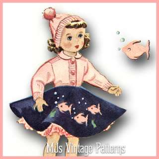 Vtg 1950s Dress Doll Clothes Pattern ~ 18 Sweet Sue, Miss Revlon 