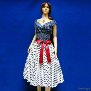 Back to 1950s fashion. Swing dress is very popular & classic for any 