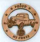 Studebaker M 5 Pickup Wood Ornament Engraved