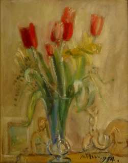 Anders Olsson (1880 1955) STILL LIFE WITH TULIPS  