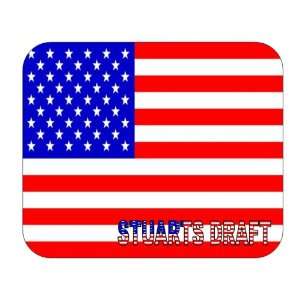  US Flag   Stuarts Draft, Virginia (VA) Mouse Pad 