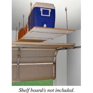  Quick   Shelf Hangers Overhead Ceiling Mount Storage Unit 
