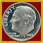 1960 P Silver US Mint Proof Roosevelt Dime Coin US Coin