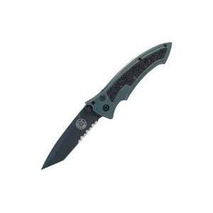 STT685, Tanto Blade, Black, Serrated (MD65 4) Category Miscellaneous 