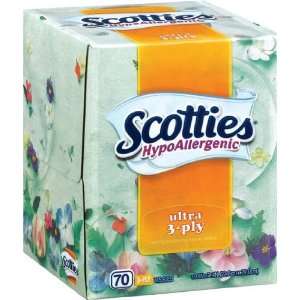 Scotties Facial Tissue Hypoallergenic Ultra Unscented White 3 Ply   36 