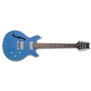  Daisy Rock Retro H Special Guitar, Stormy Blue Musical 