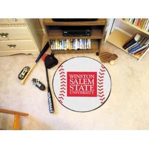   Winston Salem State University Baseball Rugs 29 diameter Sports