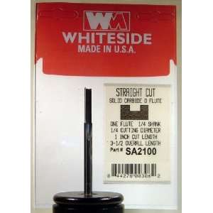  Whiteside   WSSA2100   1/4 O Flute Straight Bit