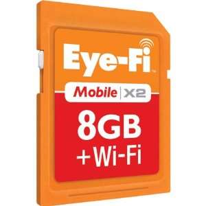  NEW Mobile X2 8GB WiFi SDHC Memory Card (Memory & Blank 