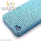 New Blue Bling iPhone 4 4S Case Hard Snap On Cover w/ Screen Protector 