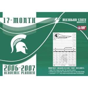   State Spartans 8x11 Academic Planner 2006 07