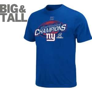 New York Giants Big & Tall Royal 2011 NFC Conference Champions Choice 