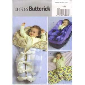  Butterick B4416 Pattern for Baby Wrap, Carrier Cover and 