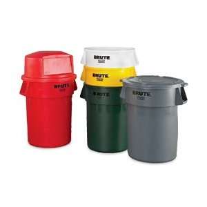  RUBBERMAID BRUTE Round Containers   Yellow
