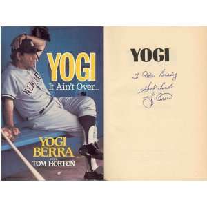 Yogi Berra Autographed   It Aint Over by Yogi Berra 