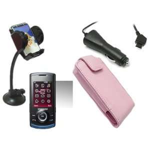 iTALKonline CAR DRIVE Pack PINK Clip On Flip Case/Cover 