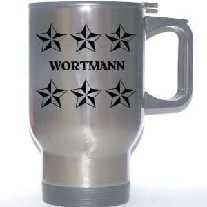  Personal Name Gift   WORTMANN Stainless Steel Mug (black 