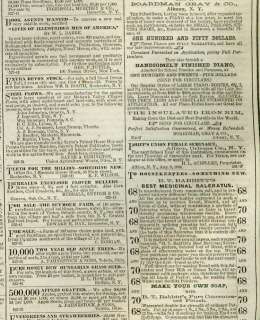 Newspaper Ft Brown Brownsville Texas Gov Sam Houston 1860  