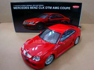 18 Kyosho Mercedes Benz CLK DTM AMG COUPE red  
