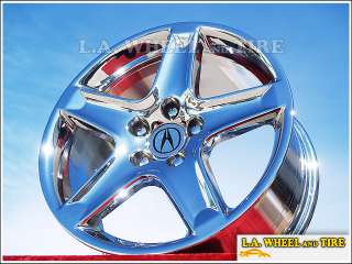 Set of 4 New Chrome 17 Acura TL OEM Factory Wheels Rims CL RL TSX MDX 