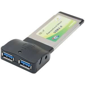 NEW SYBA Multimedia USB 3.0 2 port Laptop Computer ExpressCard /34mm 