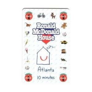  Coca Cola Collectible Phone Card World of Coke / Ronald 
