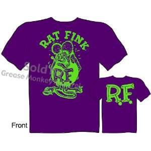   Rat Fink T Shirt Green And Purple Rat Fink T Shirt Big Daddy T Shirt