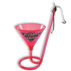 Lets Party By Forum Novelties Inc Divorced Diva Pink Plastic Martini 