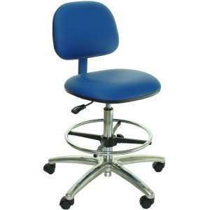   Seating   Value Vinyl Cleanroom Drafting Chair A60 VCR