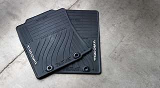 2005 2011 TOYOTA TACOMA DOUBLE CAB ALL WEATHER FLOOR MATS  