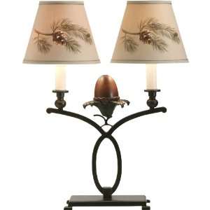  Woolrich Twin Pines Table Lamp, COLOR AS SHOWN (Black 