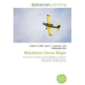  Blackburn Cirrus Major (9786133590915) Books