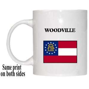  US State Flag   WOODVILLE, Georgia (GA) Mug Everything 
