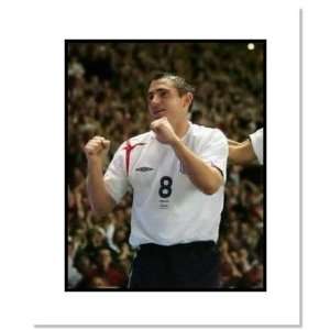  Frank Lampard England National Team Double Matted 8x10 