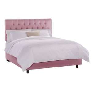   Woodrose) Tufted Bed in Shantung Woodrose Size California King